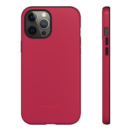 Bright Red Maroon - Protective Phone Case