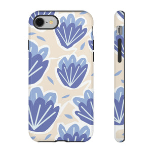 Light Blue Happy Flower - Protective Phone Case