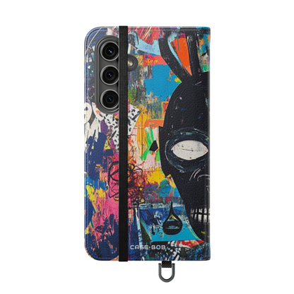 Neon Skull Burst - Samsung S24 Plus Case - Wallet