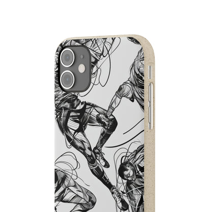 Dynamic Athletic Surrealism | Biodegradable Phone Case