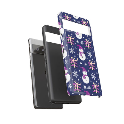 Snowmen Celebrate Joy - Google Pixel Case