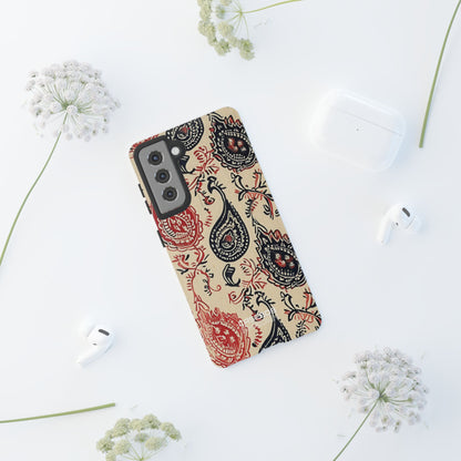 Navy Paisley Swirl  Samsung S21 - Tough