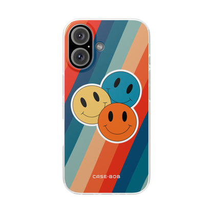 Triple Smile Breeze iPhone 16 Case - Soft