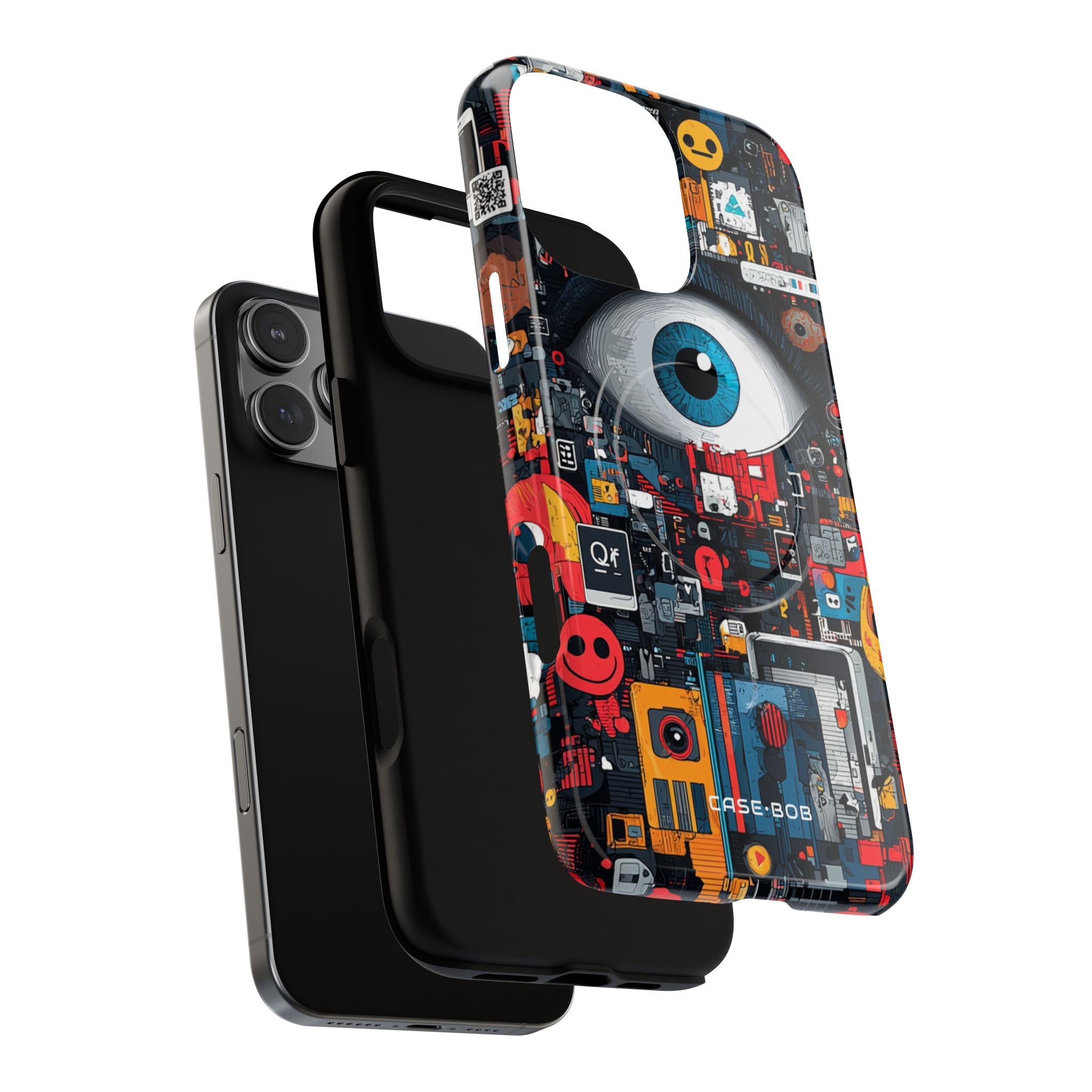 Digital Eye Blue iPhone 16 Pro Max Case - Tough+