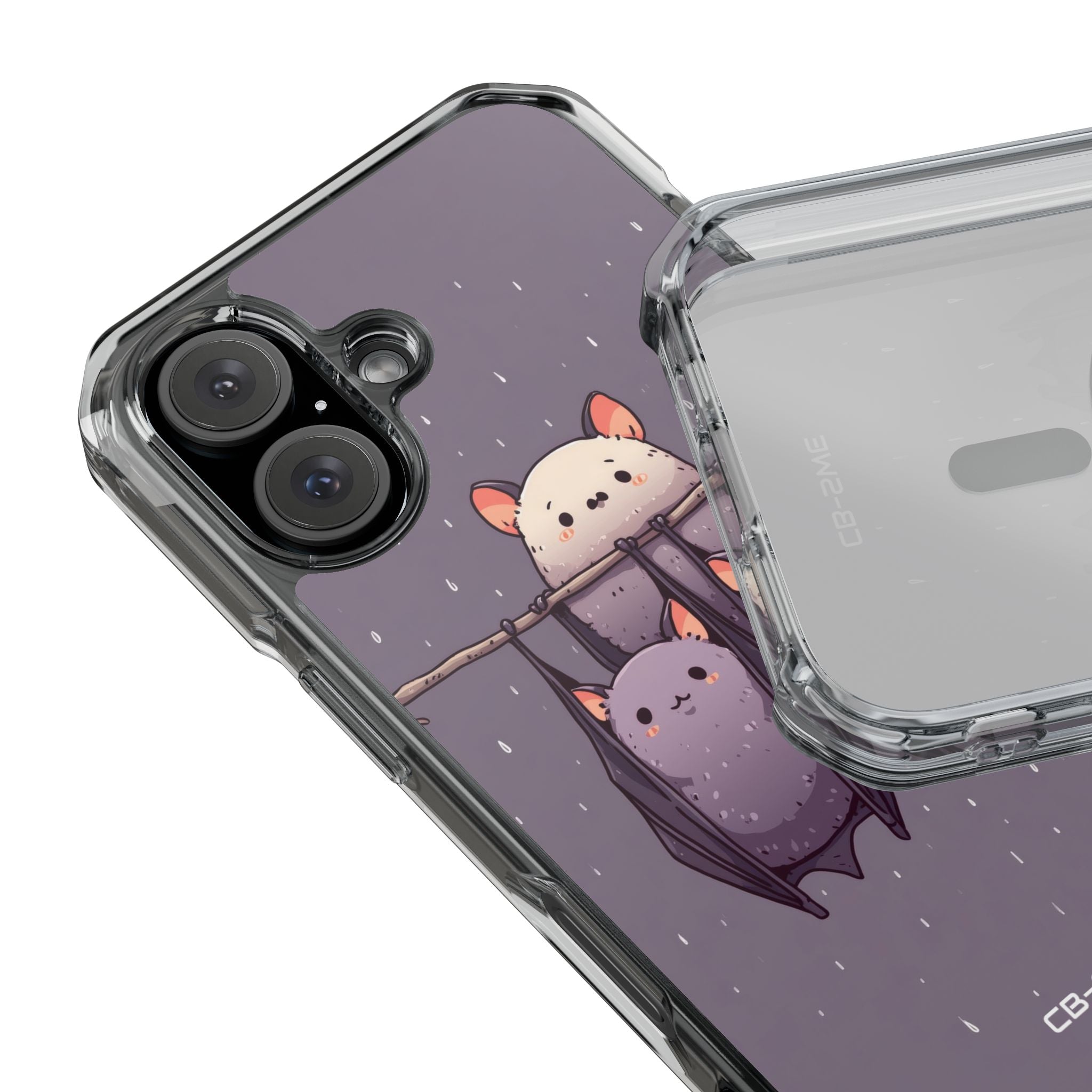 Bats Hang Playfully iPhone Case - Impact