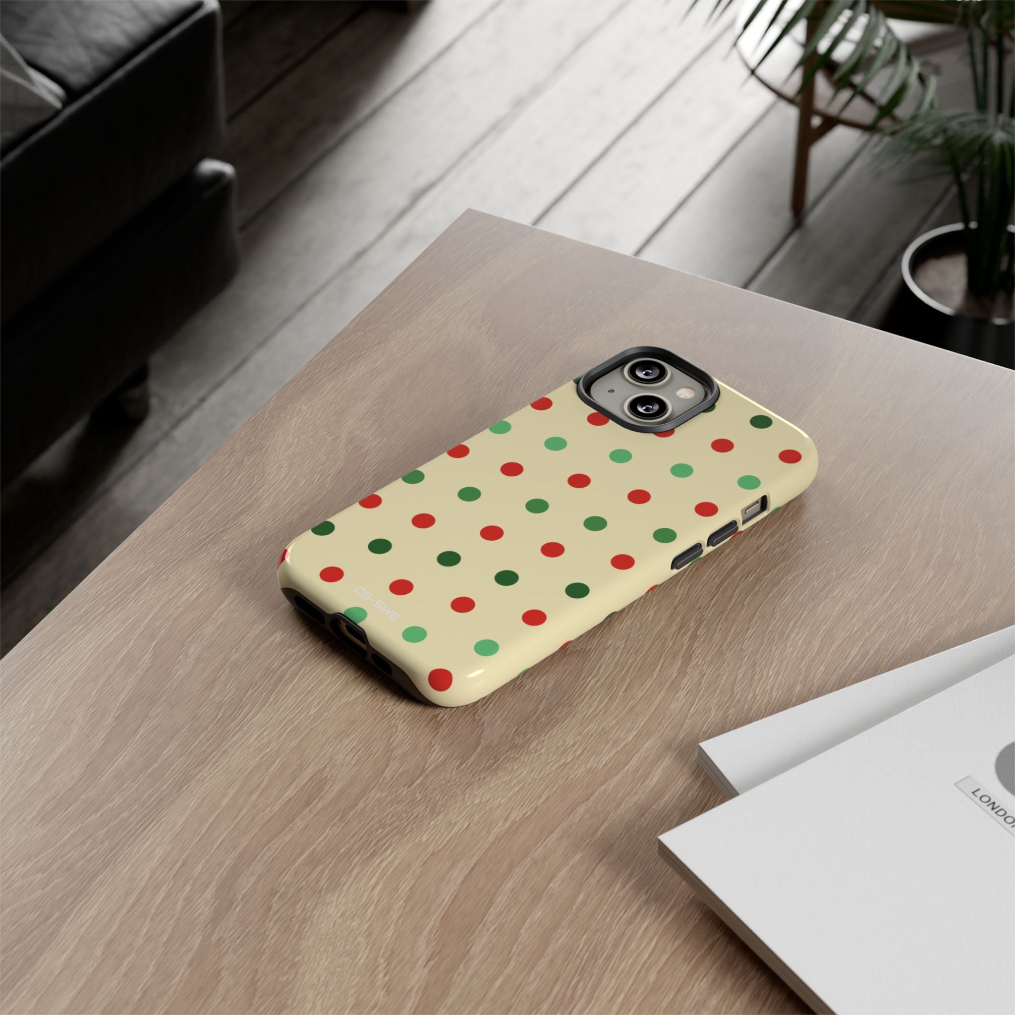 Colorful Dots Dance - iPhone Case