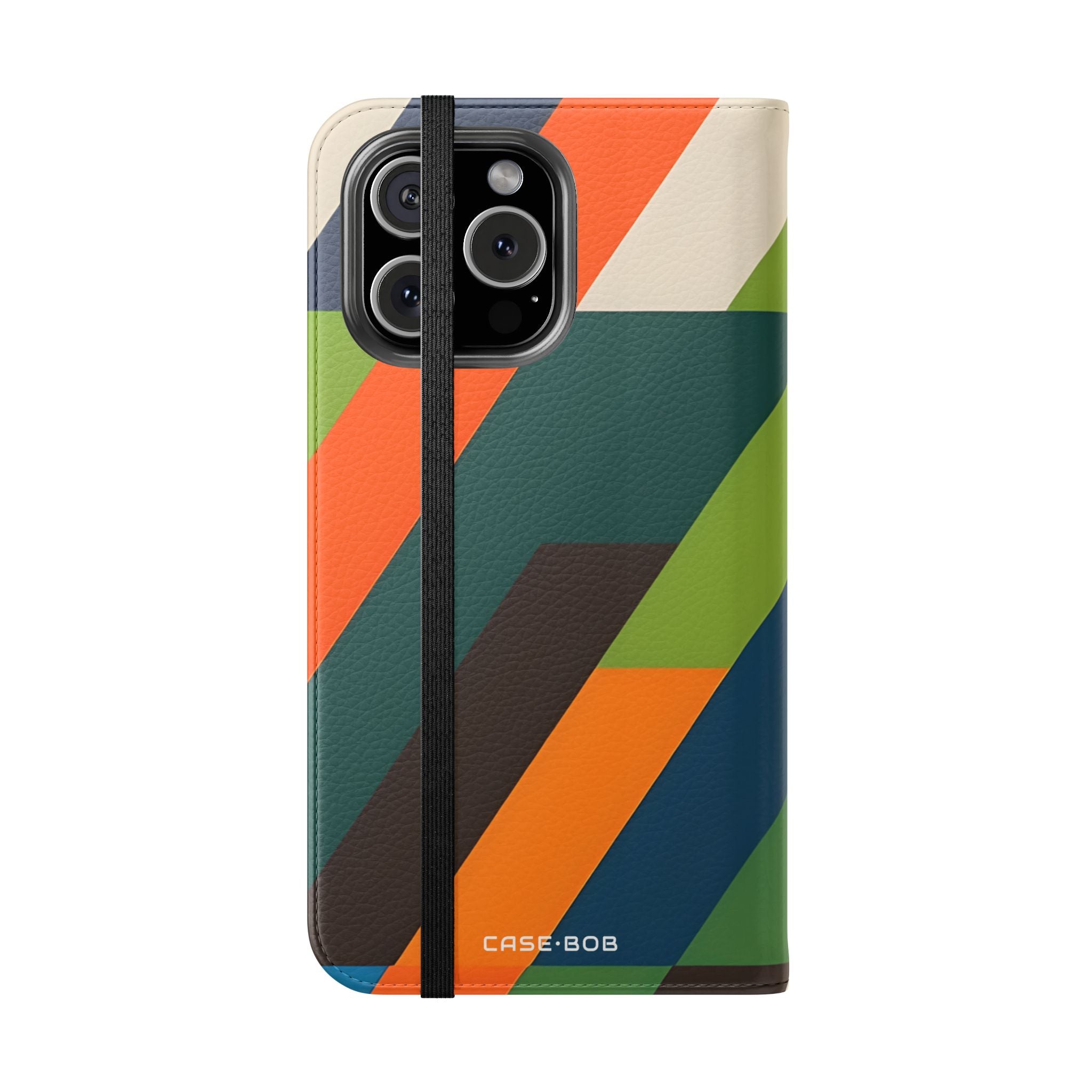 Zigzag Stripes - iPhone 16 Max Case - Wallet