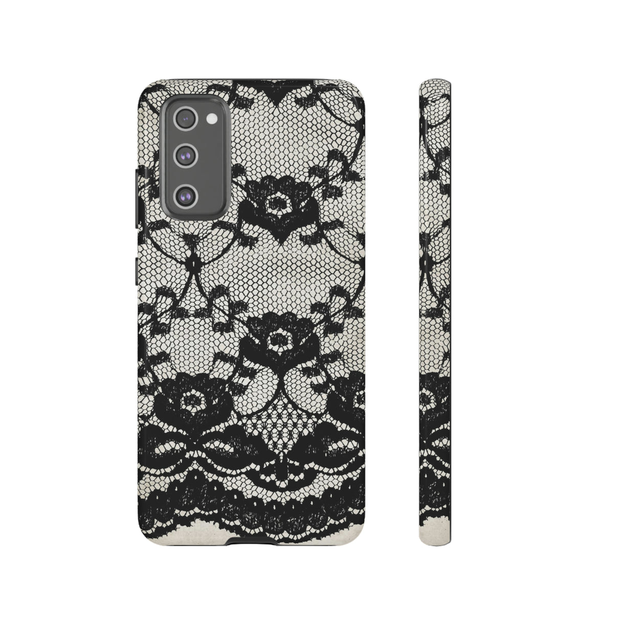 Lilrunge Gothic Flower - Protective Phone Case