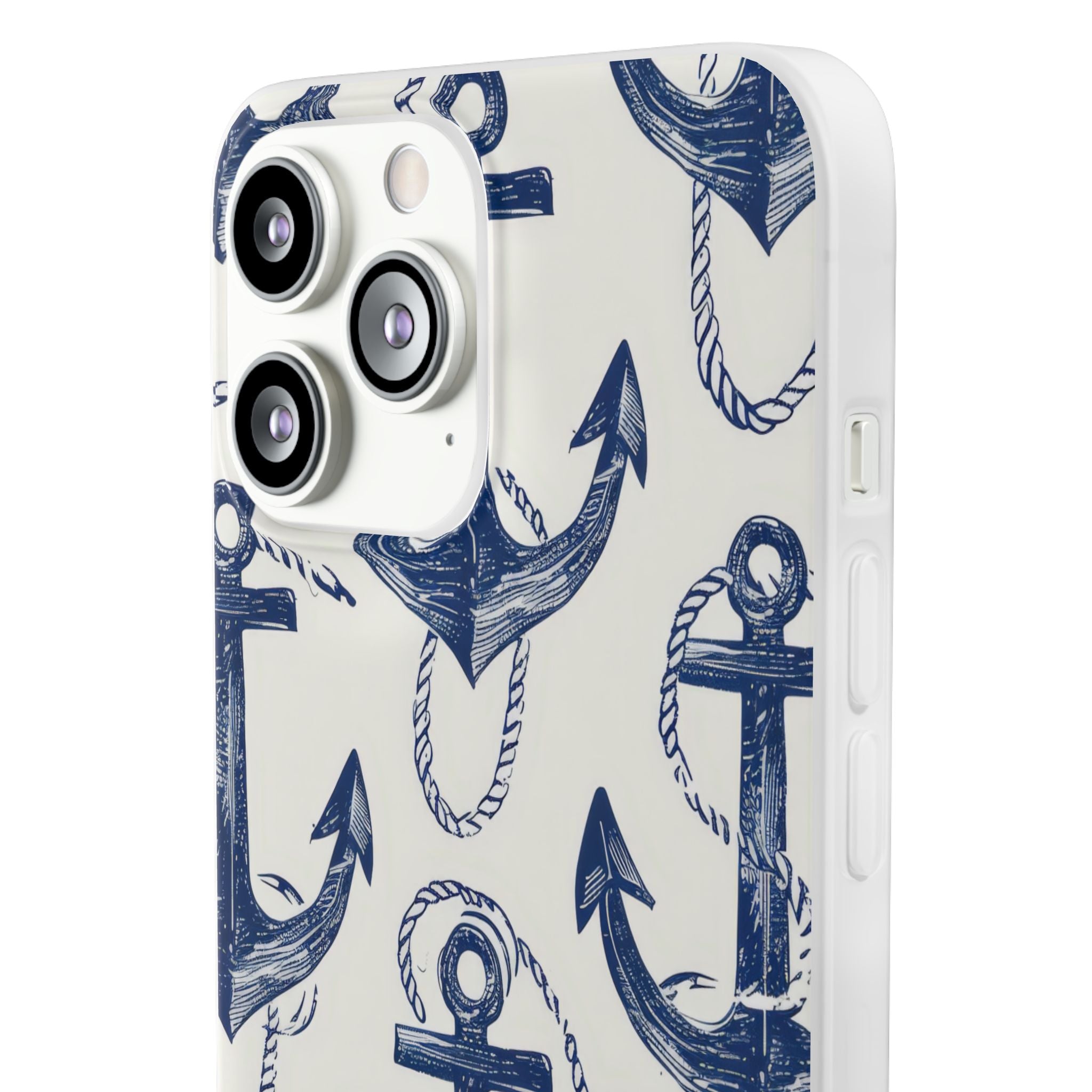 Navy Anchor Loop iPhone 13 Pro Max - Soft