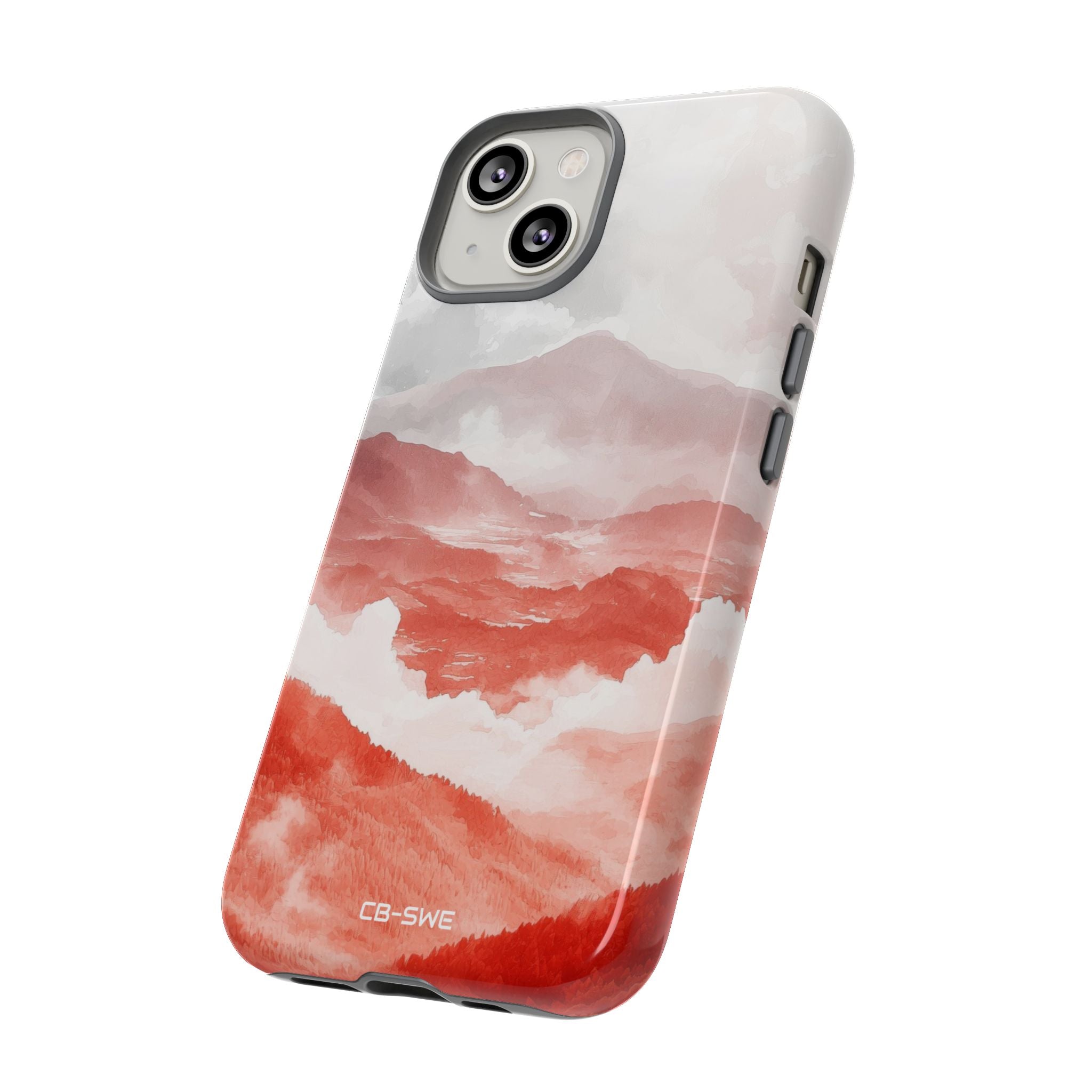 Mountain Flames Rise - iPhone Case