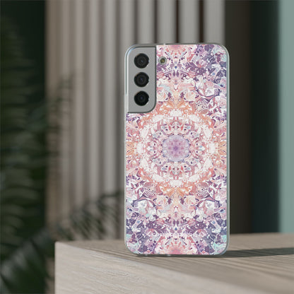 Purple Pink Mandala - Flexi Samsung S22 Phone Case