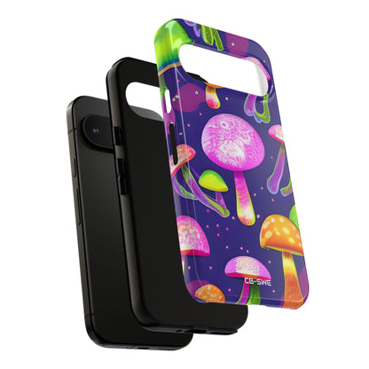 Neon Mushroom Dreams - Google Pixel Case