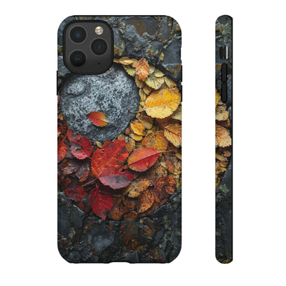 Autumn Peace Leaf Sign - Protective Phone Case