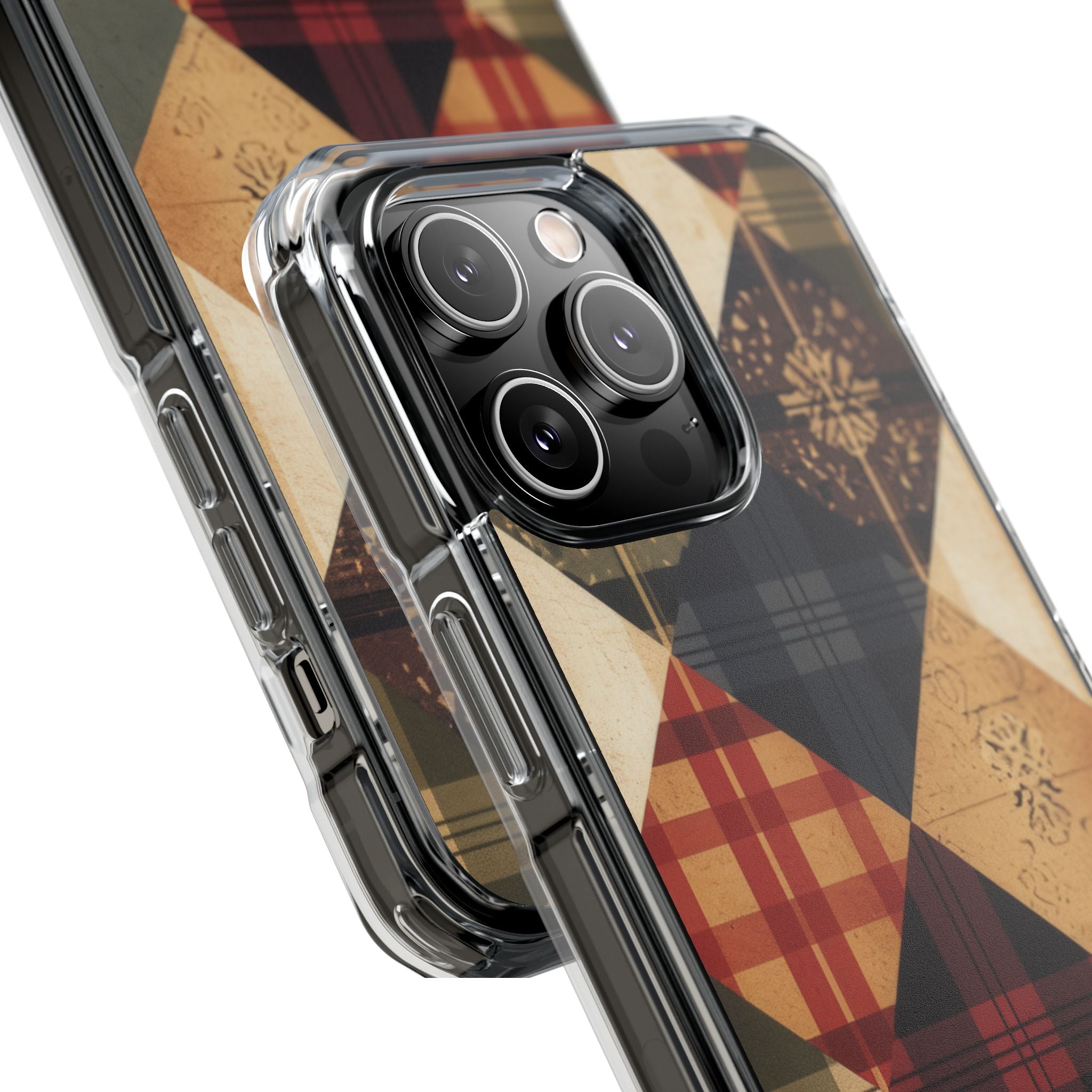 Rustic Quilt Charm iPhone 14 - Impact Clear+