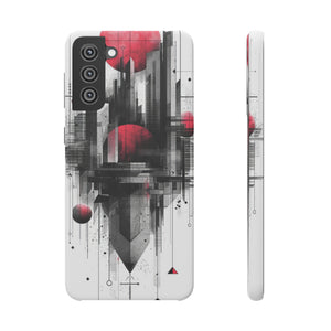 Cyber Gridscape | Slim Phone Case for Samsung