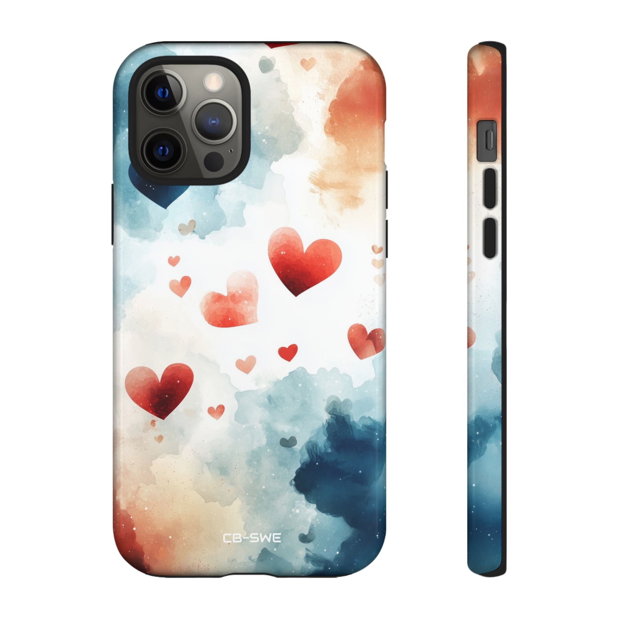 Floating Hearts Dance - iPhone Case