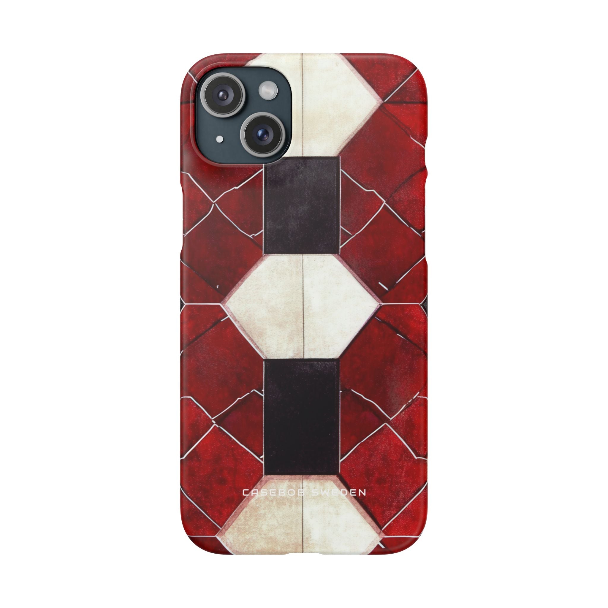 Gothic Hexagon Symmetry iPhone 15 - Slim Phone Case