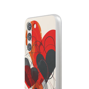 Fiery Hearts | Flexible Phone Case for Samsung Galaxy