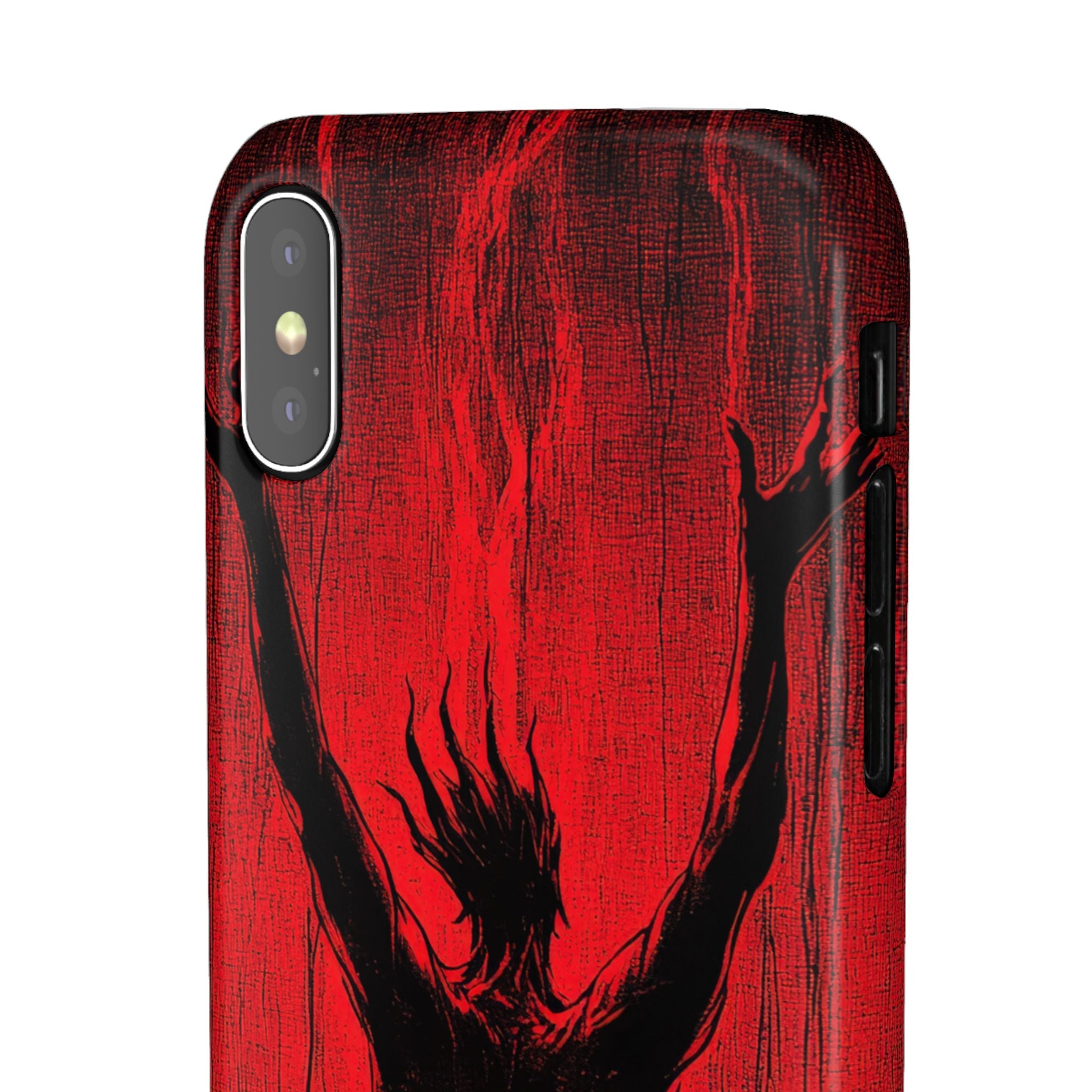 Crimson Despair iPhone X - Schlanke Handyhülle