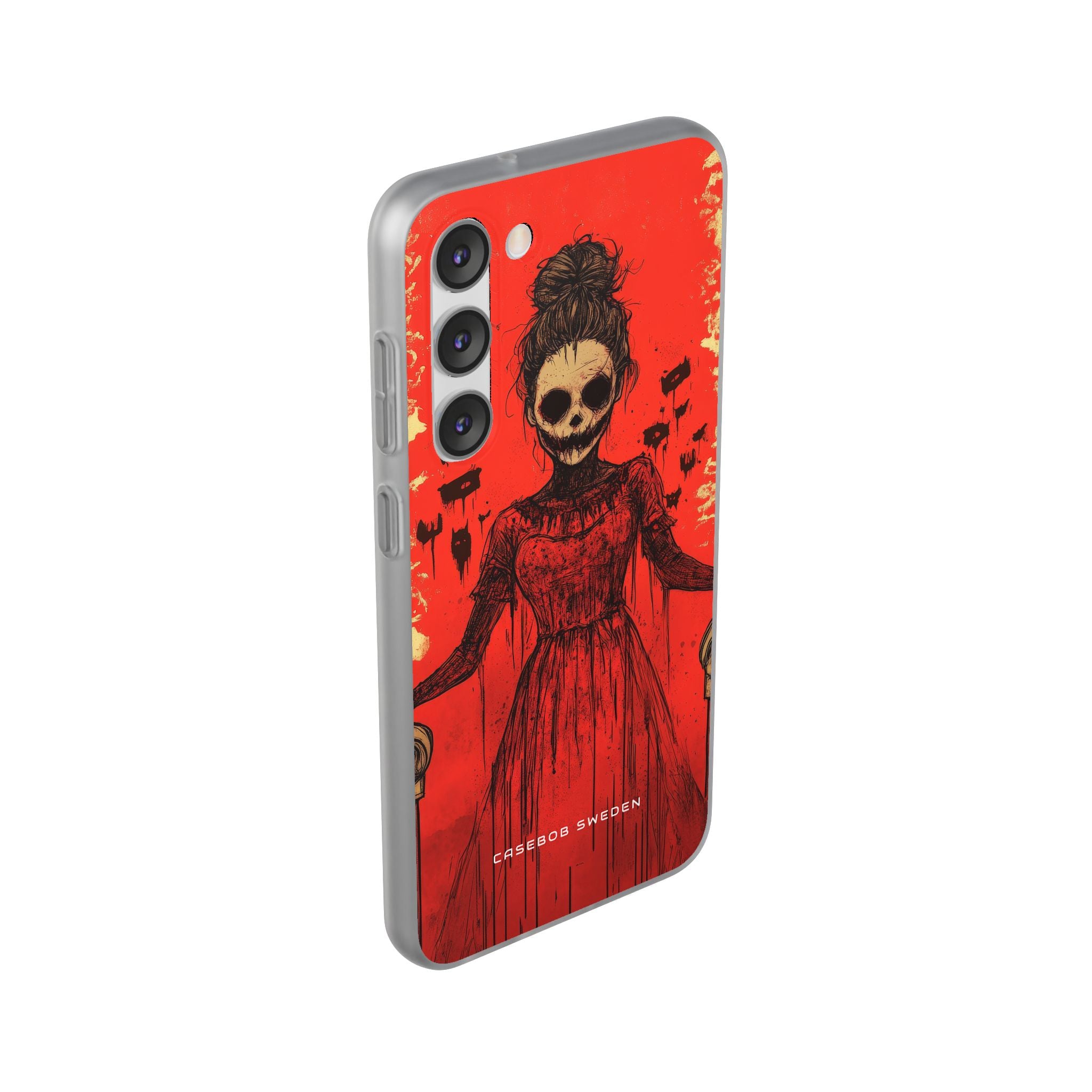 Haunting Scarlet Descent Samsung S23 - Flexi Phone Case