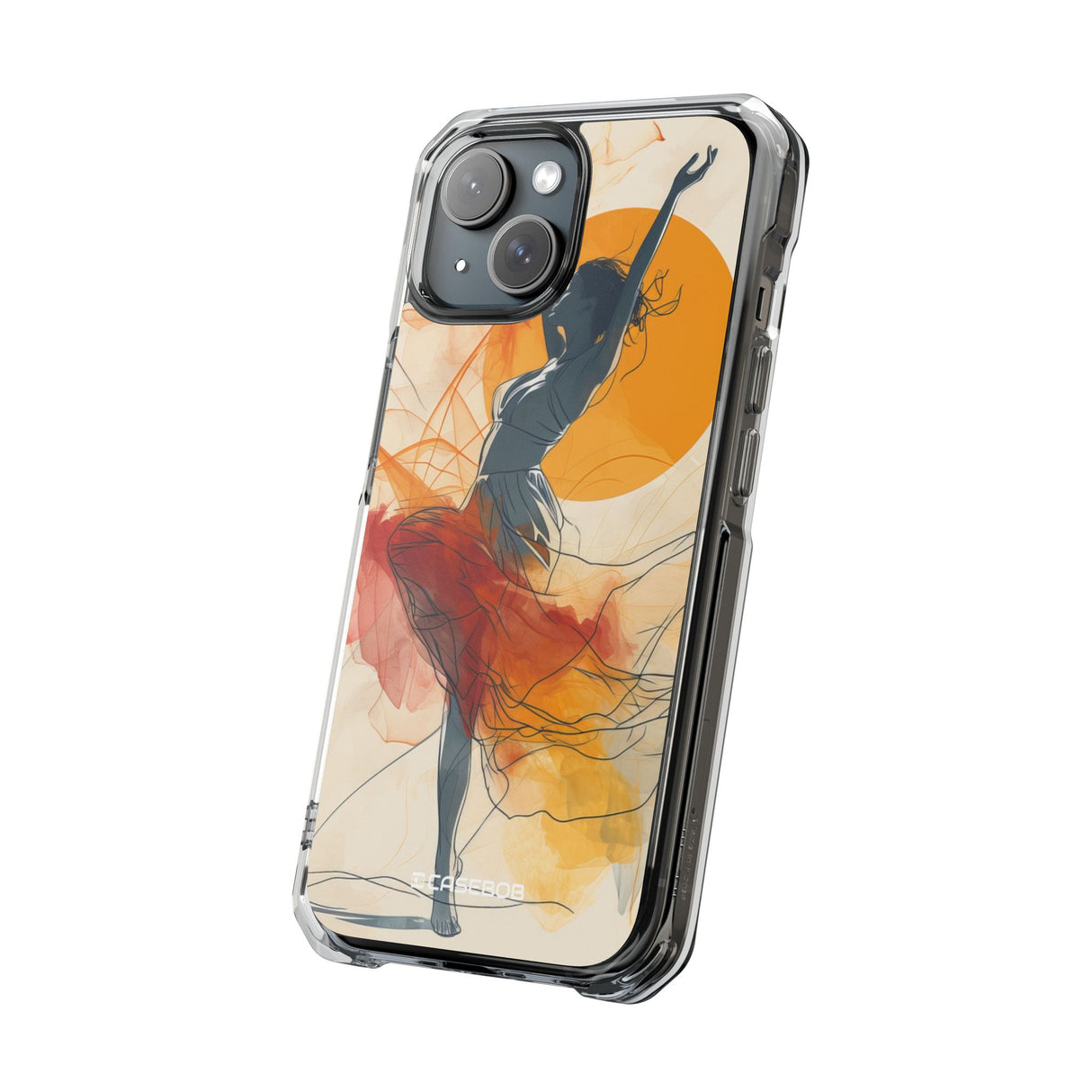 Sunlit Grace - Phone Case for iPhone (Clear Impact - Magnetic)