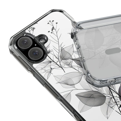 Botanical Line Harmony iPhone 16 - Clear Impact Phone Case