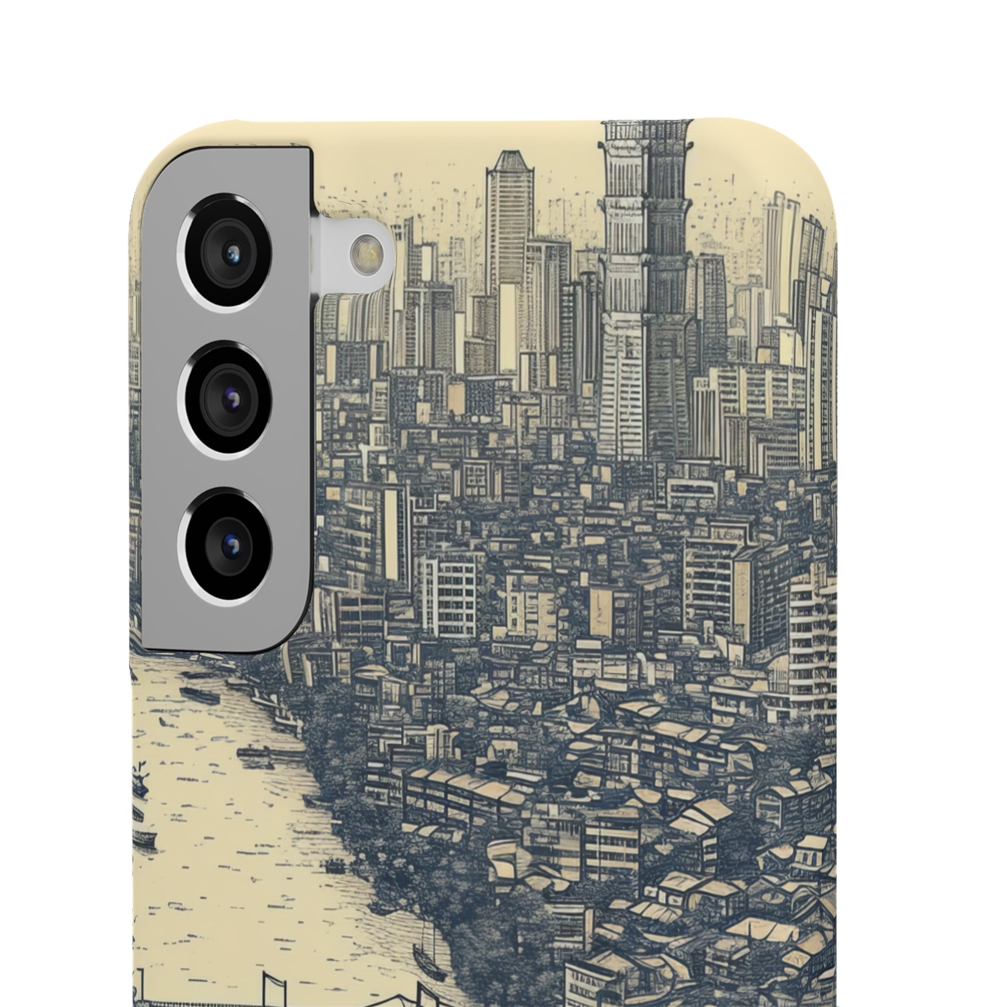 Nostalgic Metropolis | Slim Phone Case for Samsung