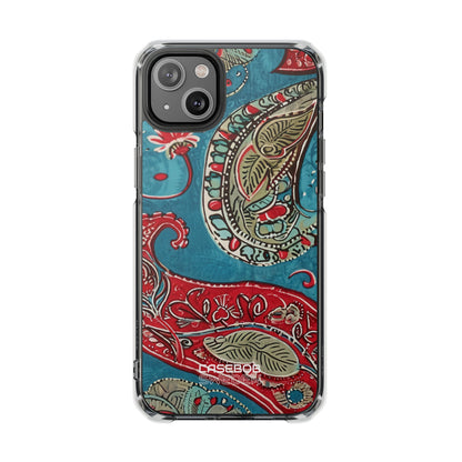 Paisley Floral Fusion iPhone 14 - Impact Clear+