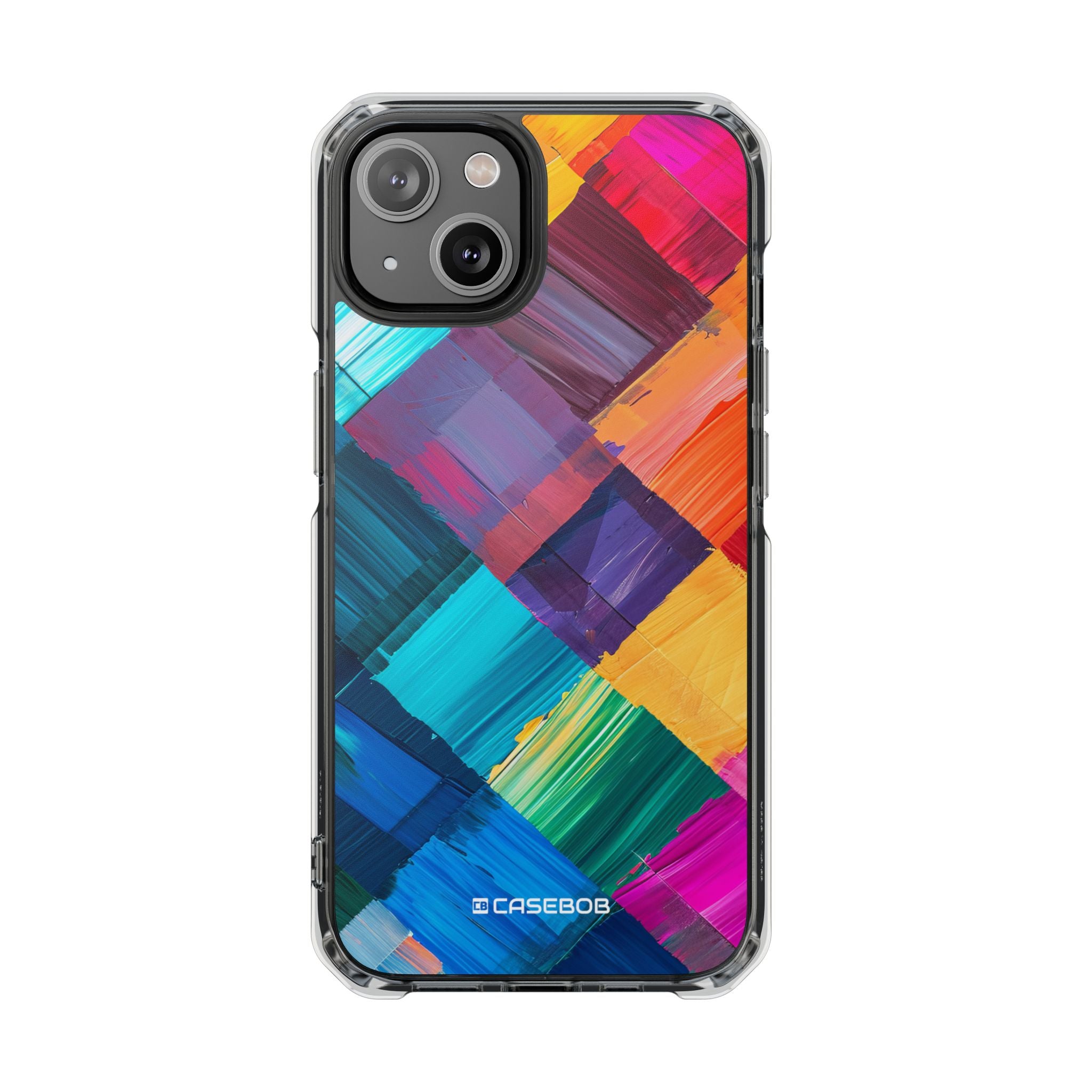 Pantone Spectrum Pattern - Clear Impact Case for iPhone