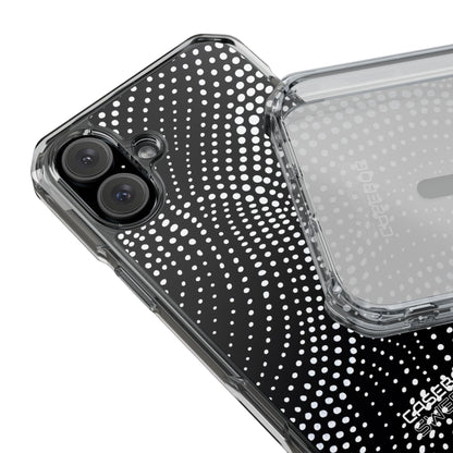 Waves of Dots iPhone 16 - Impact Clear+