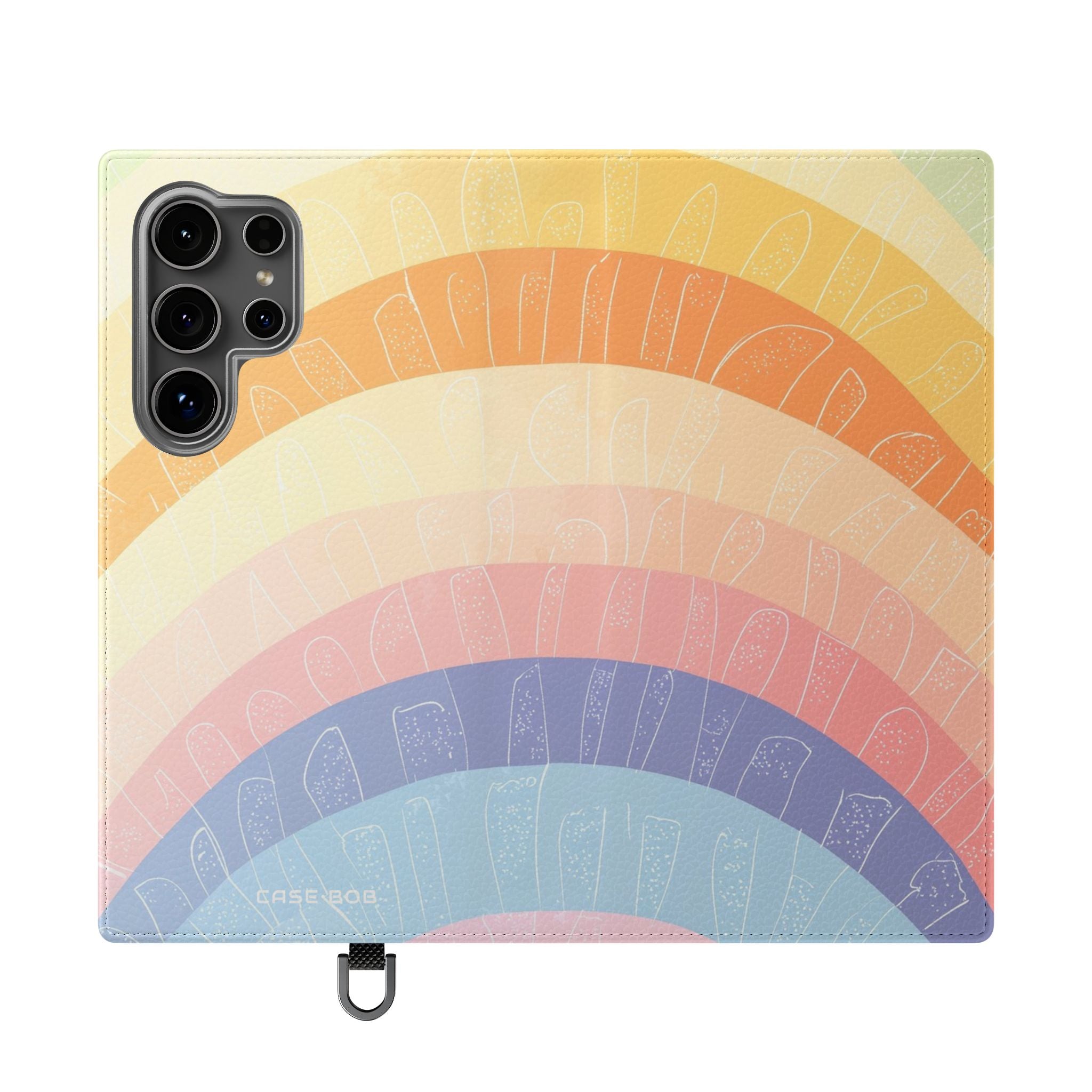 Pastel Rainbow Glow - Samsung S24 Ultra Case - Wallet