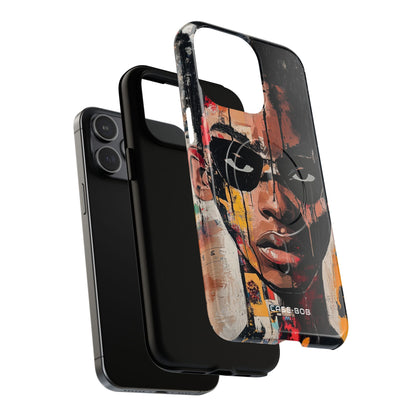 Masked Portrait Drips iPhone 15 Pro Max Case - Tough+