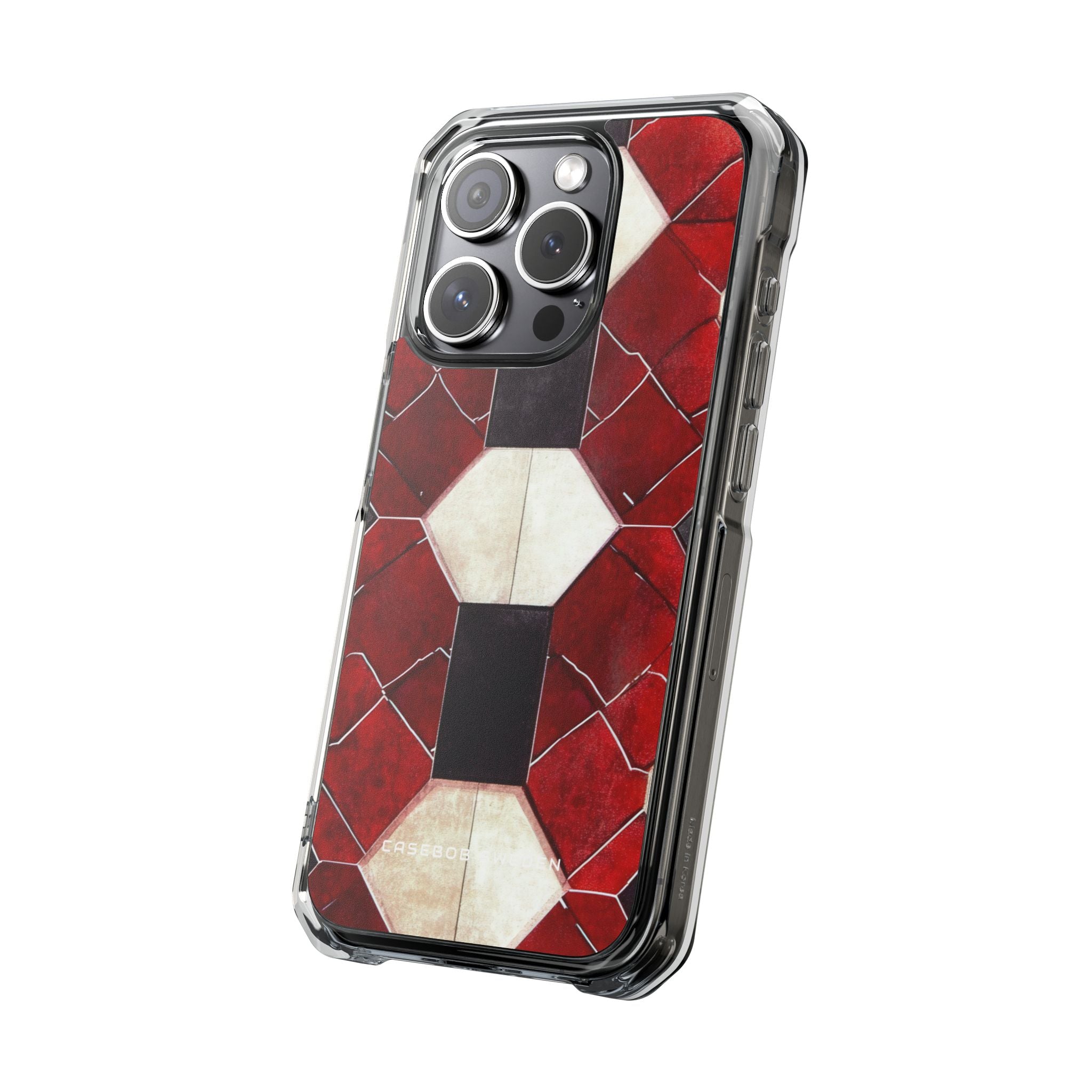 Gothic Hexagon Symmetry iPhone 15 - Clear Impact Phone Case