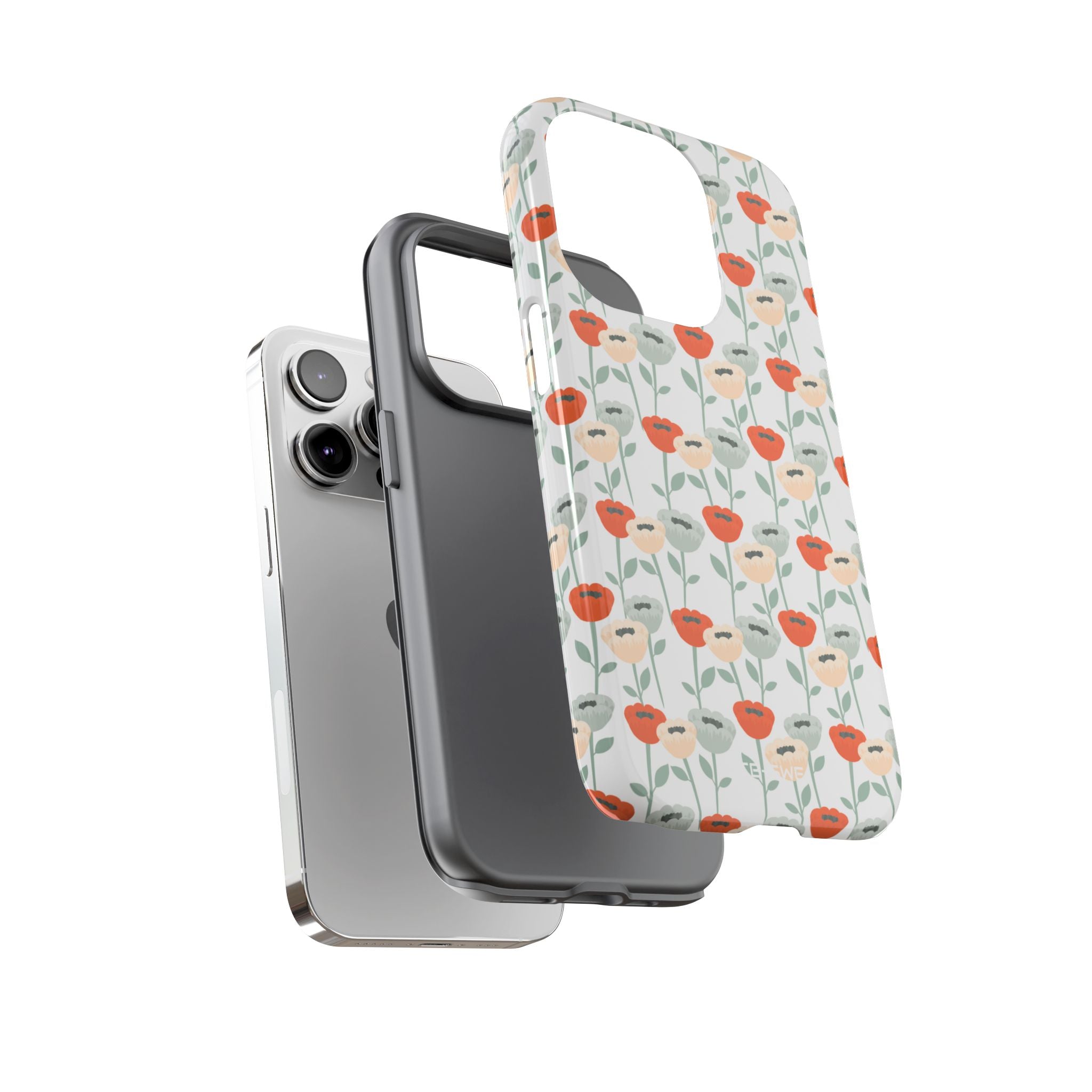 Minimalist Floral Elegance - iPhone Case