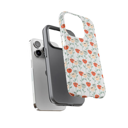Minimalist Floral Elegance - iPhone Case