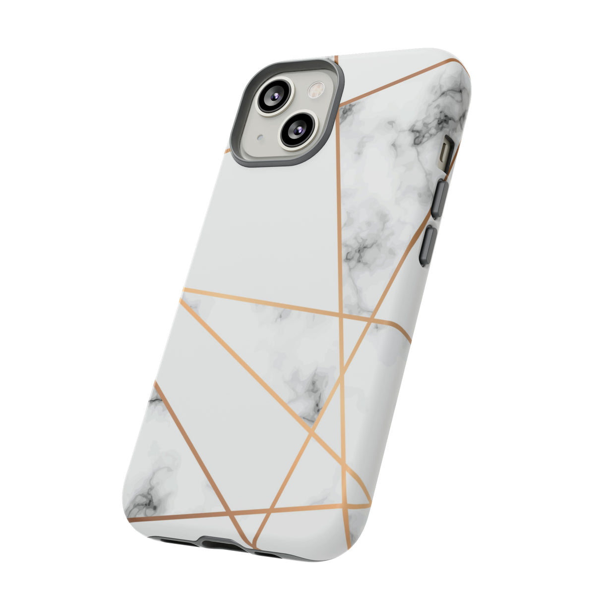 Marble Geometric - Protective Phone Case