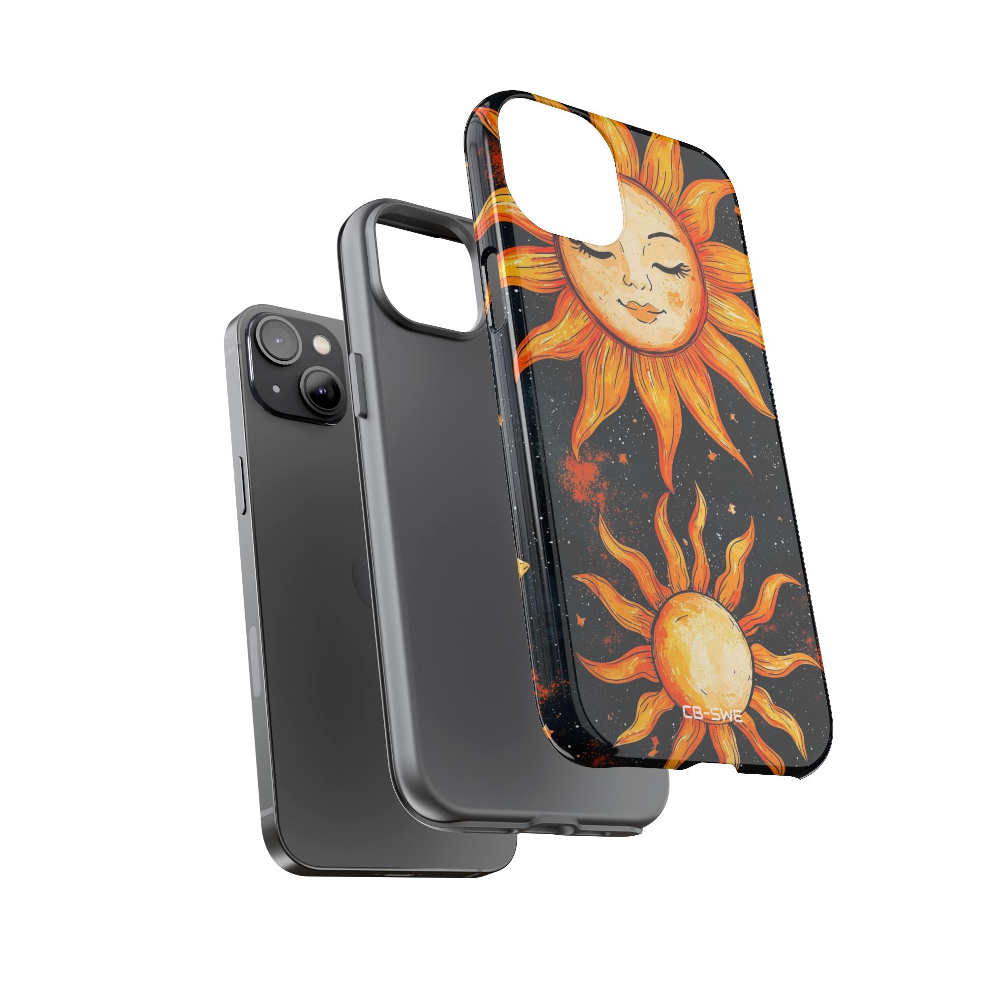 Celestial Suns Dance - iPhone Case
