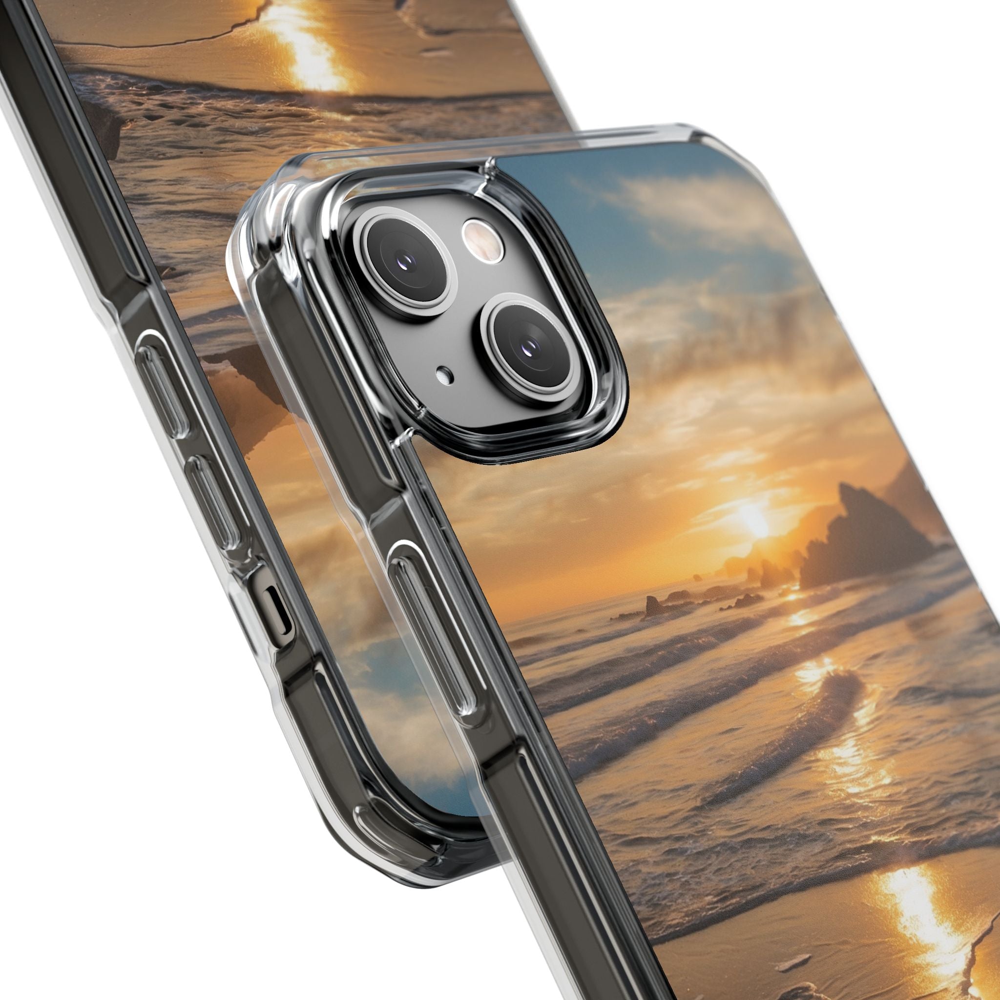 Waves Embrace Shore iPhone Case - Impact