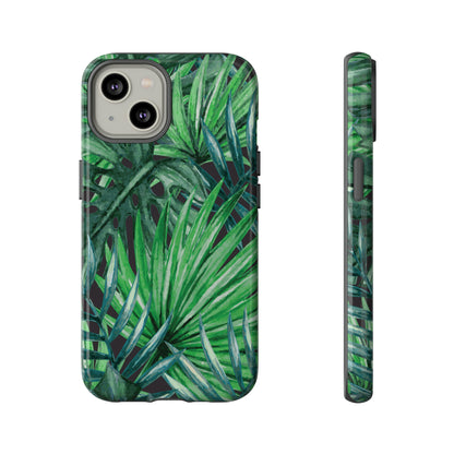 Watercolor Tropical Palm - Protective Phone Case