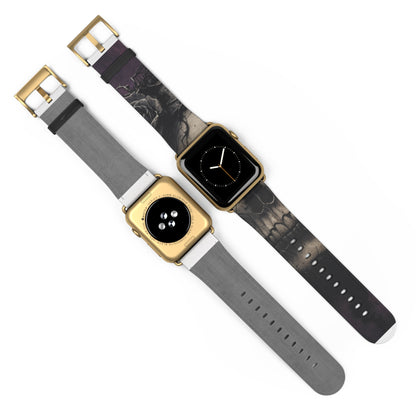 Winged Skull Rose - Watch Band