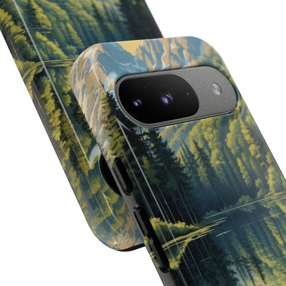 Mountain Peaks Reflect - Google Pixel Case