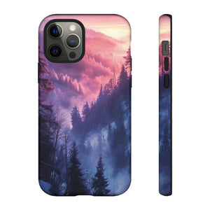 Forest Mountain Pastel Dream - Protective Phone Case