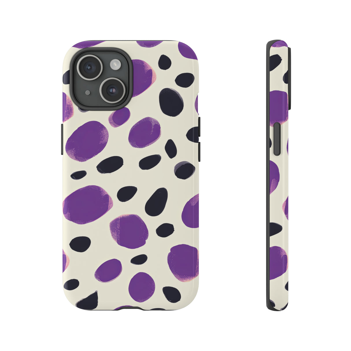 Purple Dot Matrix Case - Protective Phone Case