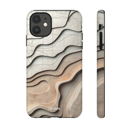Waves Embrace Earth - iPhone Case