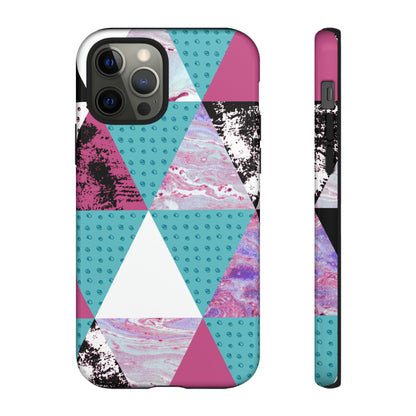 Grunge Triangles - Protective Phone Case