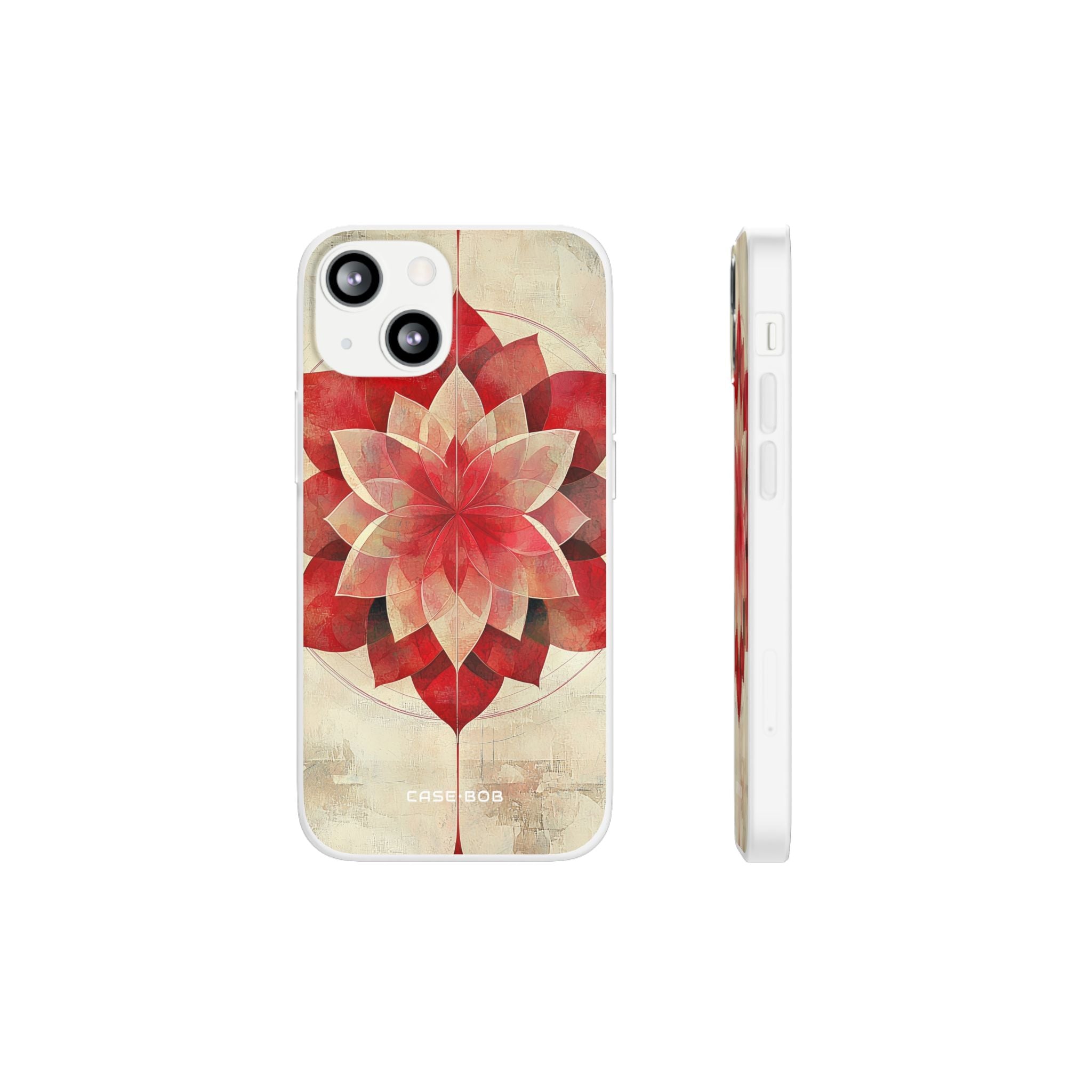 Crimson Bloom iPhone 13 mini Case - Soft