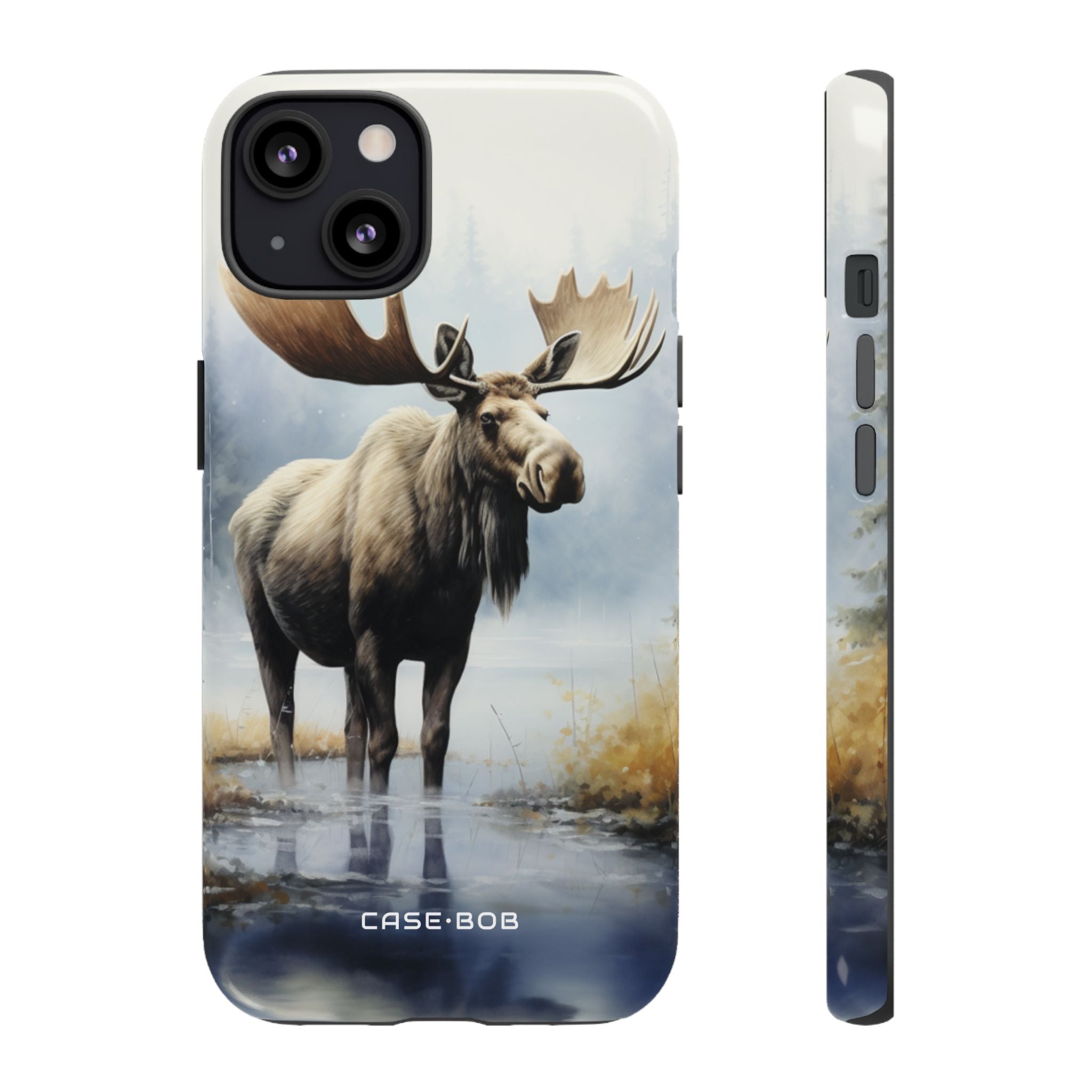 Moose Reflection iPhone 13 Case - Tough
