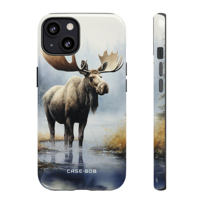 Moose Reflection iPhone 13 Case - Tough