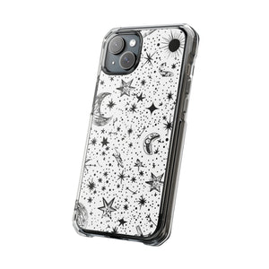 Retro Space Odyssey – Handyhülle für iPhone (Clear Impact – Magnetisch)