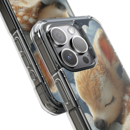 Dreaming Fawn Sleeps iPhone Case - Impact